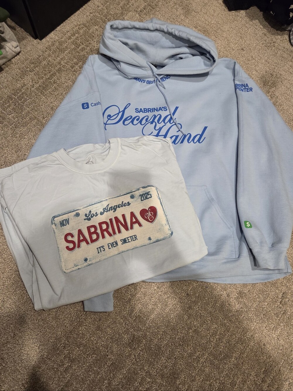 Sabrina Carpenter Hoddie And Tshirt Bundle